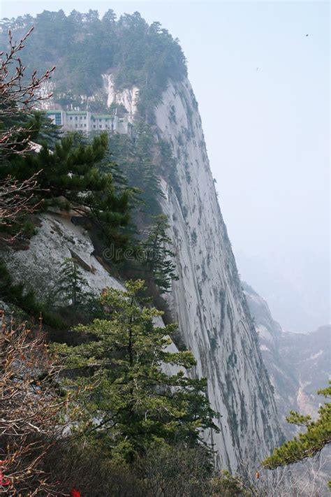 Mount Huashan, One of the Famous Five Mountains .